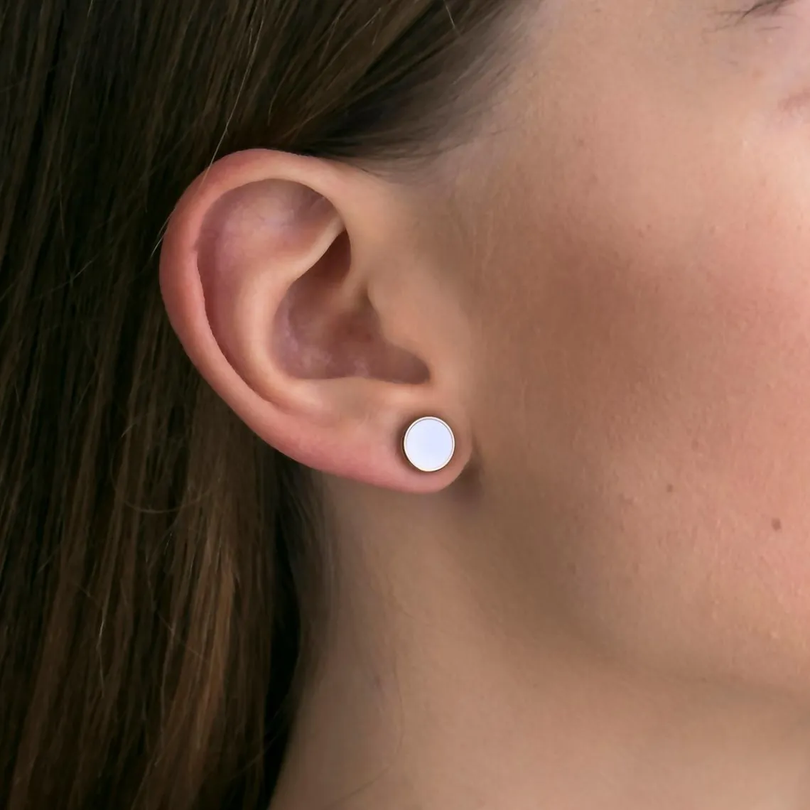 Emily Westwood Bijoux Boucles d’oreilles Femme Emily Westwood WE1023R - Acier Doré rose | Femme Boucles D'Oreilles