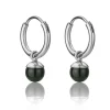 Emily Westwood Bijoux Boucles d’oreilles Femme - WE1201S Acier Argent Noir | Femme Boucles D'Oreilles