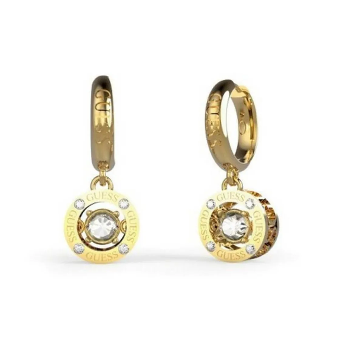 Guess Bijoux Boucles d’oreilles Femme - SOLITAIRE JUBE01463JWYG Acier Doré | Femme Boucles D'Oreilles