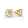 Guess Bijoux Boucles d'oreilles Femme - JUBE02170JWYG STUDS PARTY Acier Doré | Femme Boucles D'Oreilles