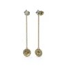 Guess Bijoux Boucles d'oreilles Femme - JUBE02207JWYG MONETE Acier Doré | Femme Boucles D'Oreilles