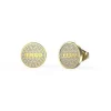 Guess Bijoux Boucles d'oreilles Femme - JUBE02155JWYG STUDS PARTY Acier Doré | Femme Boucles D'Oreilles