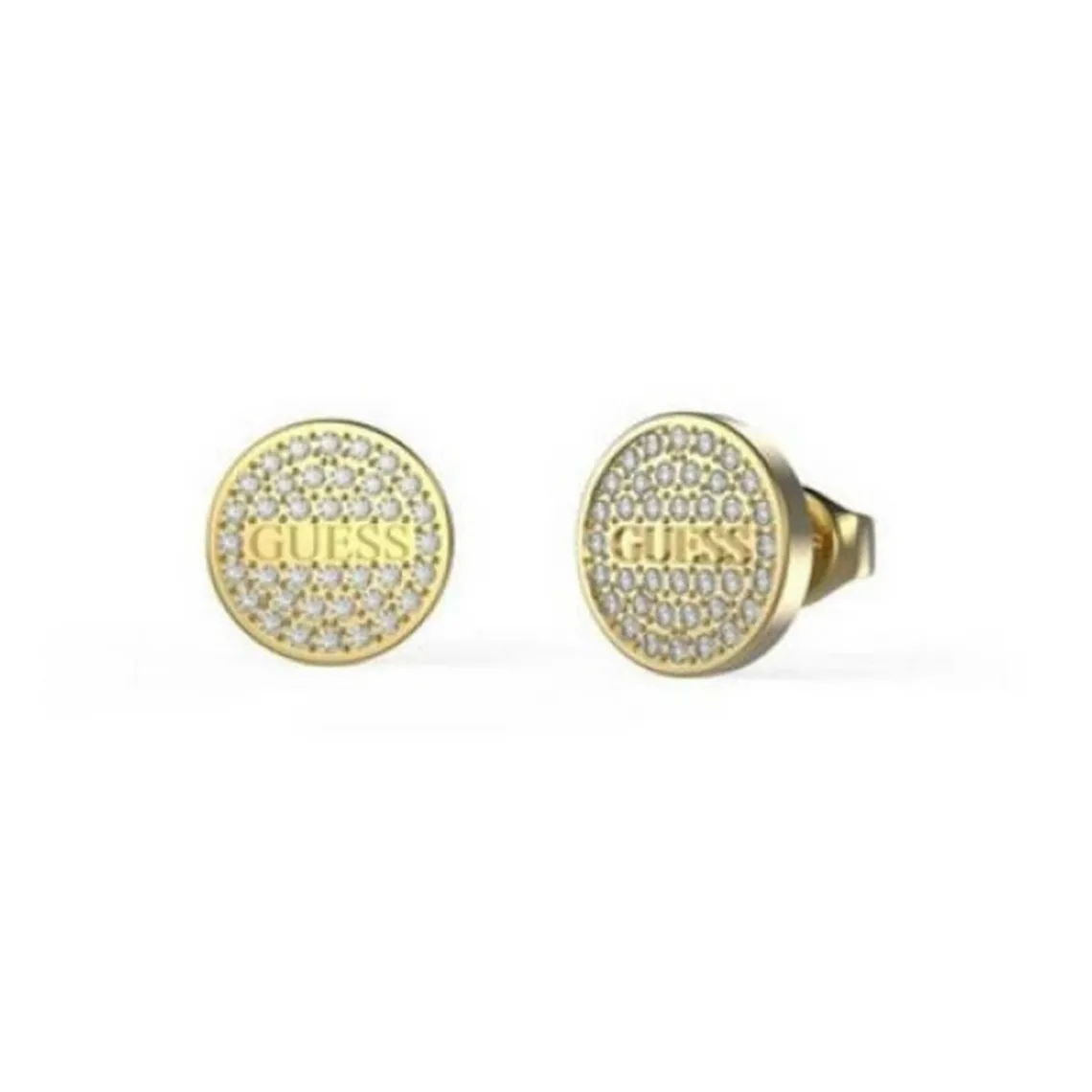 Guess Bijoux Boucles d'oreilles Femme - JUBE02155JWYG STUDS PARTY Acier Doré | Femme Boucles D'Oreilles