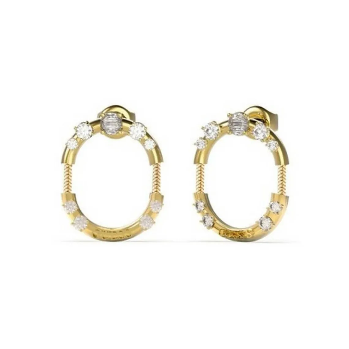 Guess Bijoux Boucles d’oreilles Femme - SUNBURST JUBE01402JWYG Acier Doré | Femme Boucles D'Oreilles