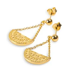 Kosma Paris Boucles d'oreilles femme Inca - Doré | Femme Boucles D'Oreilles
