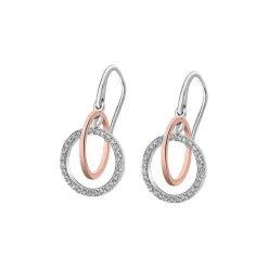 Lotus Silver Boucles d'oreilles Femme - LP1955-4-1 Argent Doré rose | Femme Boucles D'Oreilles
