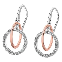 Lotus Silver Boucles d'oreilles Femme - LP1955-4-1 Argent Doré rose | Femme Boucles D'Oreilles