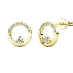 MYC-Paris Boucles d’oreilles Femme - DE0442-G Laiton Doré | Femme Boucles D'Oreilles