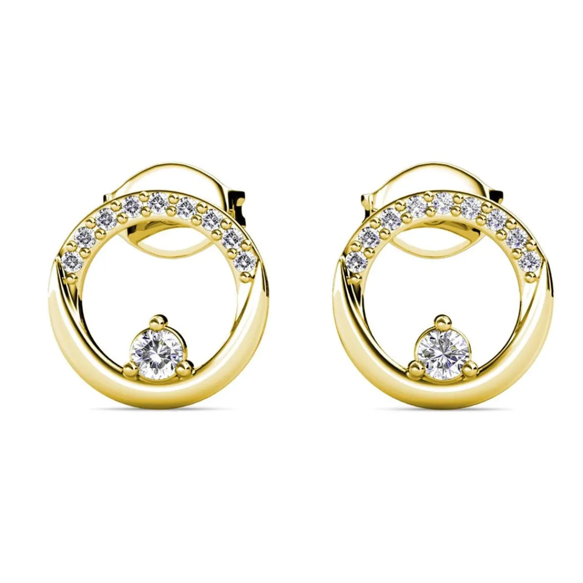 MYC-Paris Boucles d’oreilles Femme - DE0442-G Laiton Doré | Femme Boucles D'Oreilles