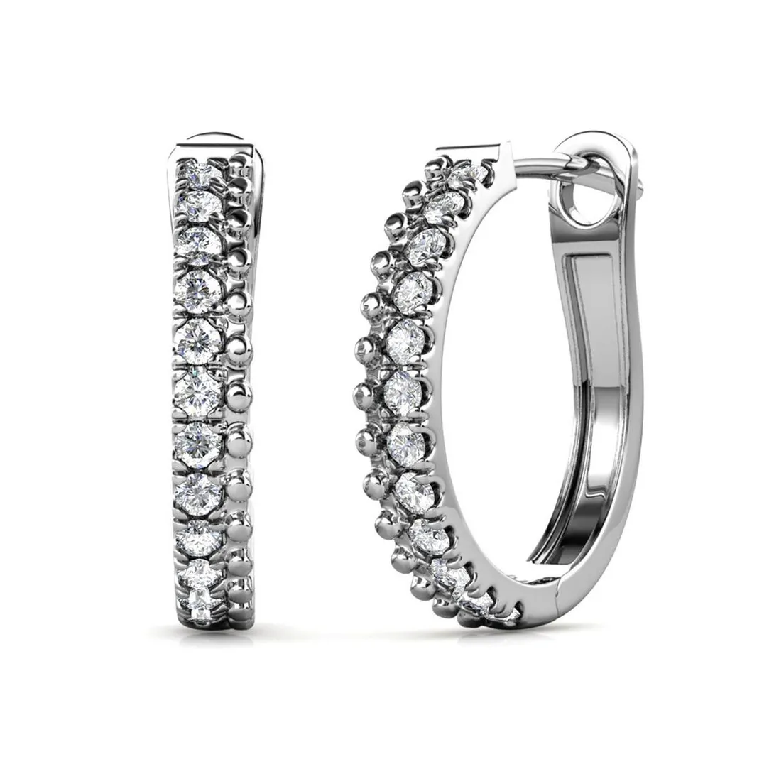 MYC-Paris Boucles d'oreilles Femme - DE0565-S Laiton Argent | Femme Boucles D'Oreilles