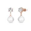 MYC-Paris Boucles d’oreilles Femme - DE0259-RG Laiton Doré rose | Femme Boucles D'Oreilles