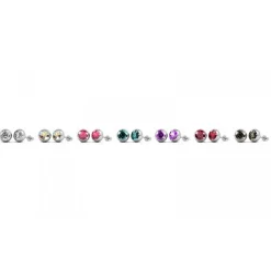 MYC-Paris Boucles d’oreilles Femme - DE0240 Laiton Multicolore | Femme Boucles D'Oreilles