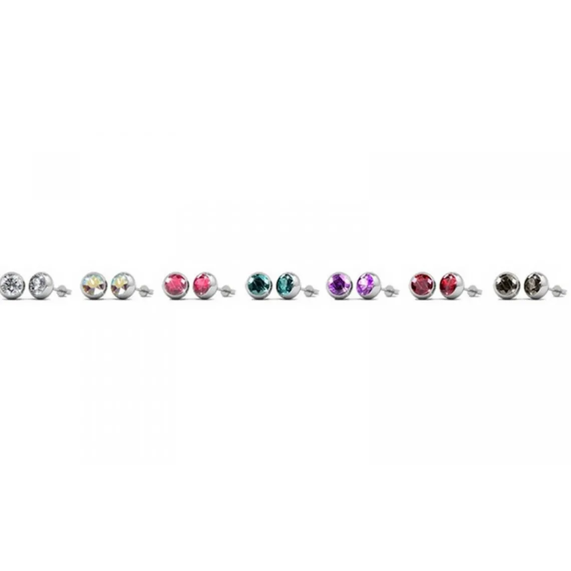 MYC-Paris Boucles d’oreilles Femme - DE0240 Laiton Multicolore | Femme Boucles D'Oreilles