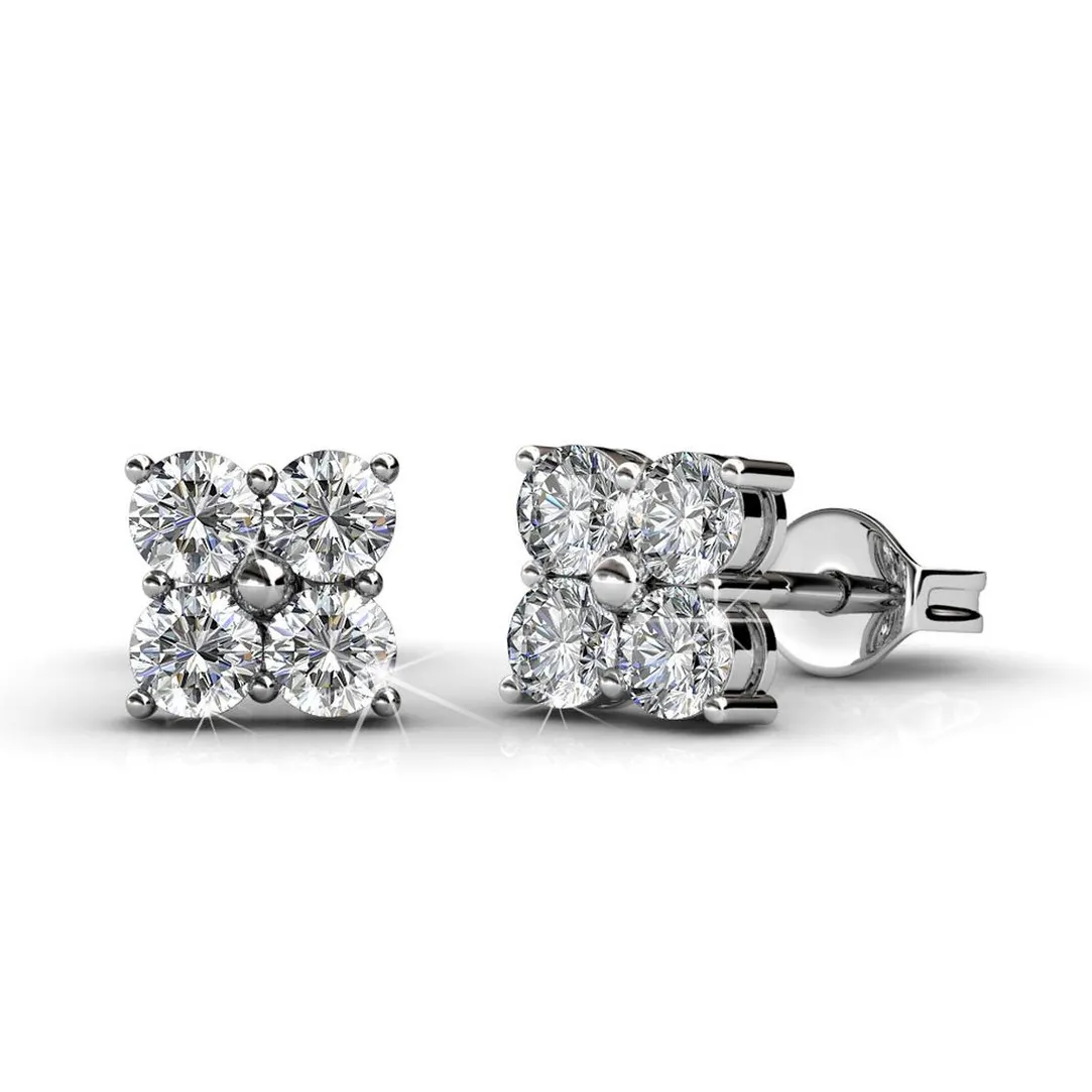 MYC-Paris Boucles d’oreilles Femme - DE0221-S Laiton Argent | Femme Boucles D'Oreilles