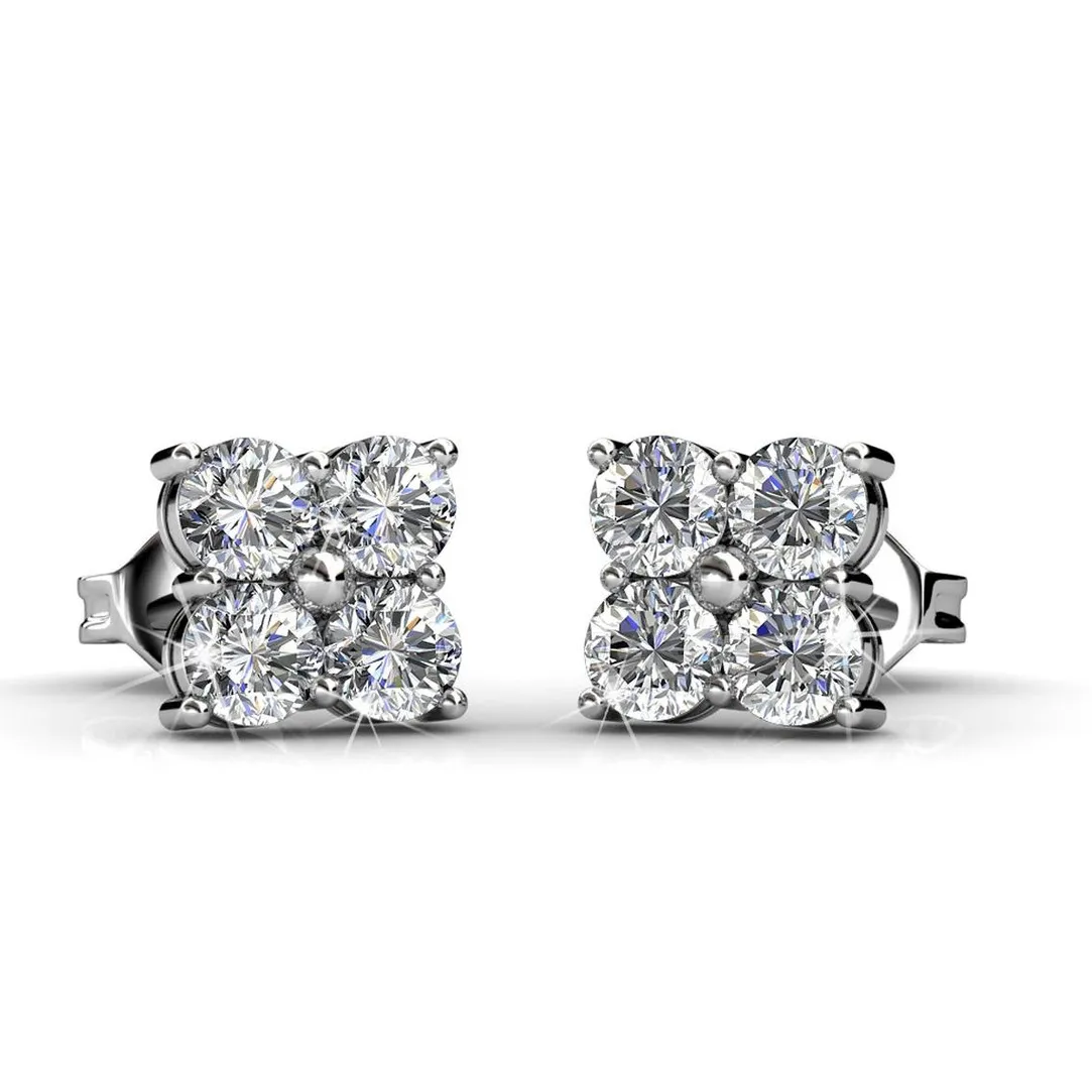 MYC-Paris Boucles d’oreilles Femme - DE0221-S Laiton Argent | Femme Boucles D'Oreilles