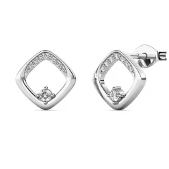 MYC-Paris Boucles d’oreilles Femme - DE0439-S Laiton Argent | Femme Boucles D'Oreilles