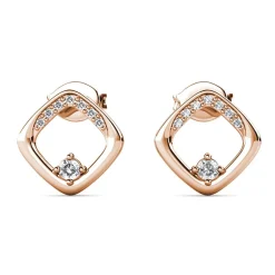 MYC-Paris Boucles d’oreilles Femme - DE0439-RG Laiton Doré rose | Femme Boucles D'Oreilles