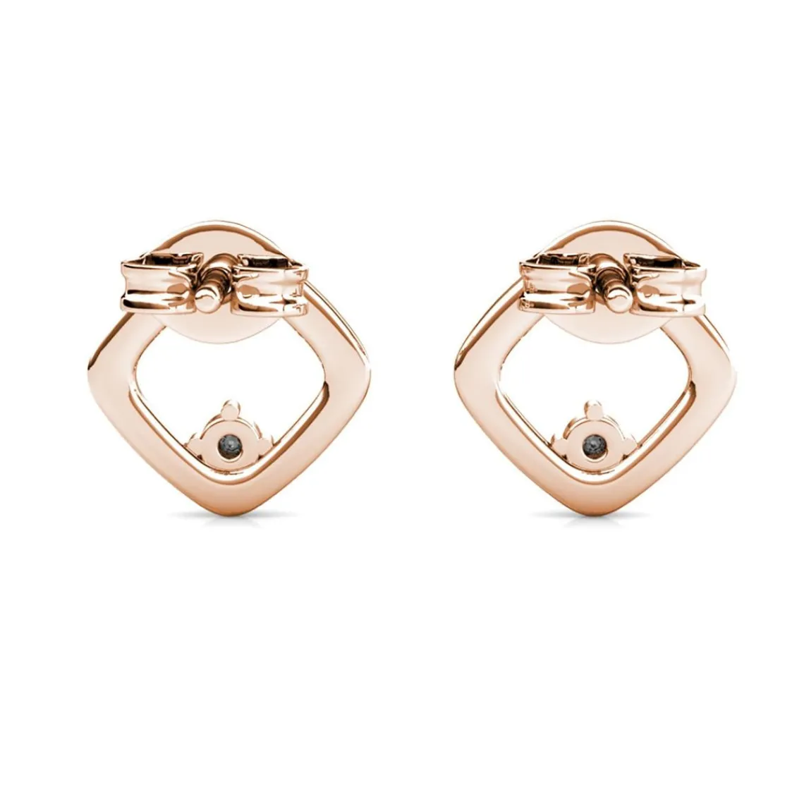 MYC-Paris Boucles d’oreilles Femme - DE0439-RG Laiton Doré rose | Femme Boucles D'Oreilles