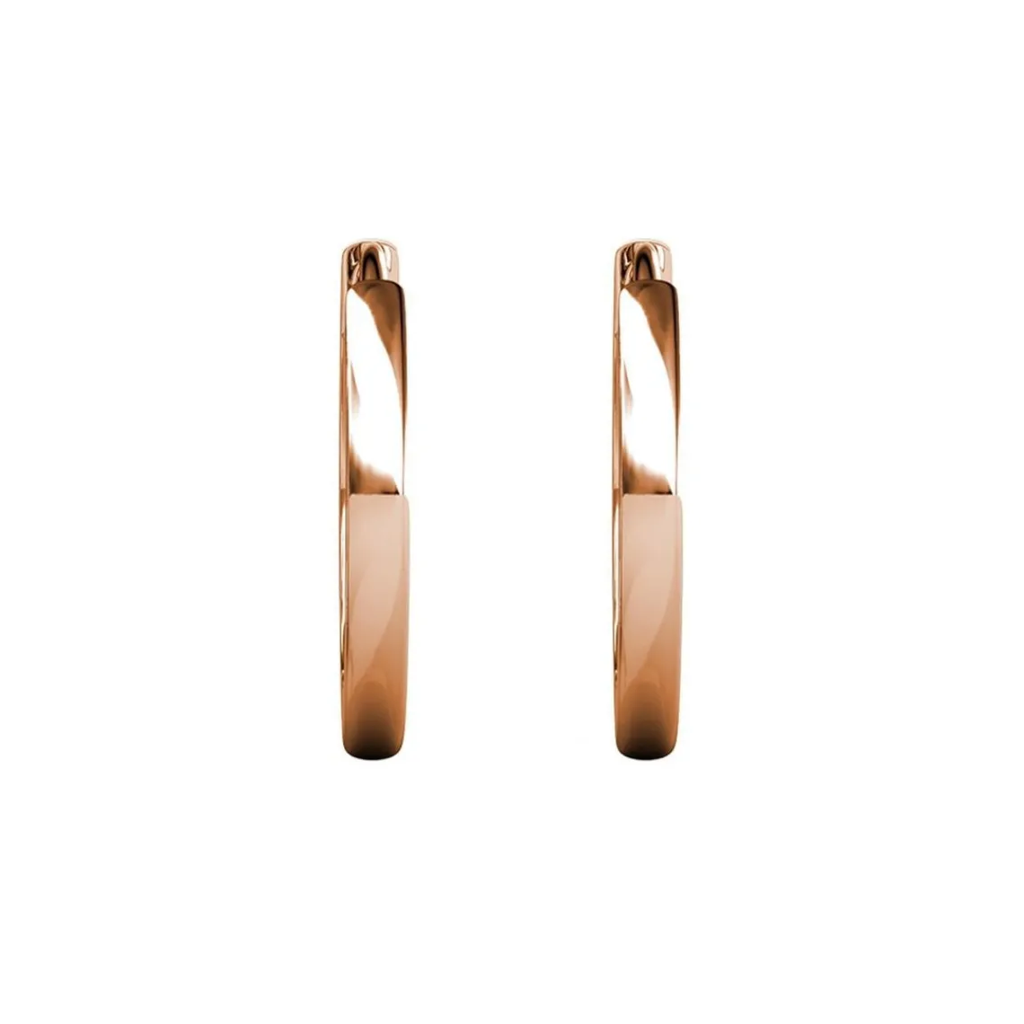 MYC-Paris Boucles d’oreilles Femme - DE0373-RG Laiton Doré rose | Femme Boucles D'Oreilles
