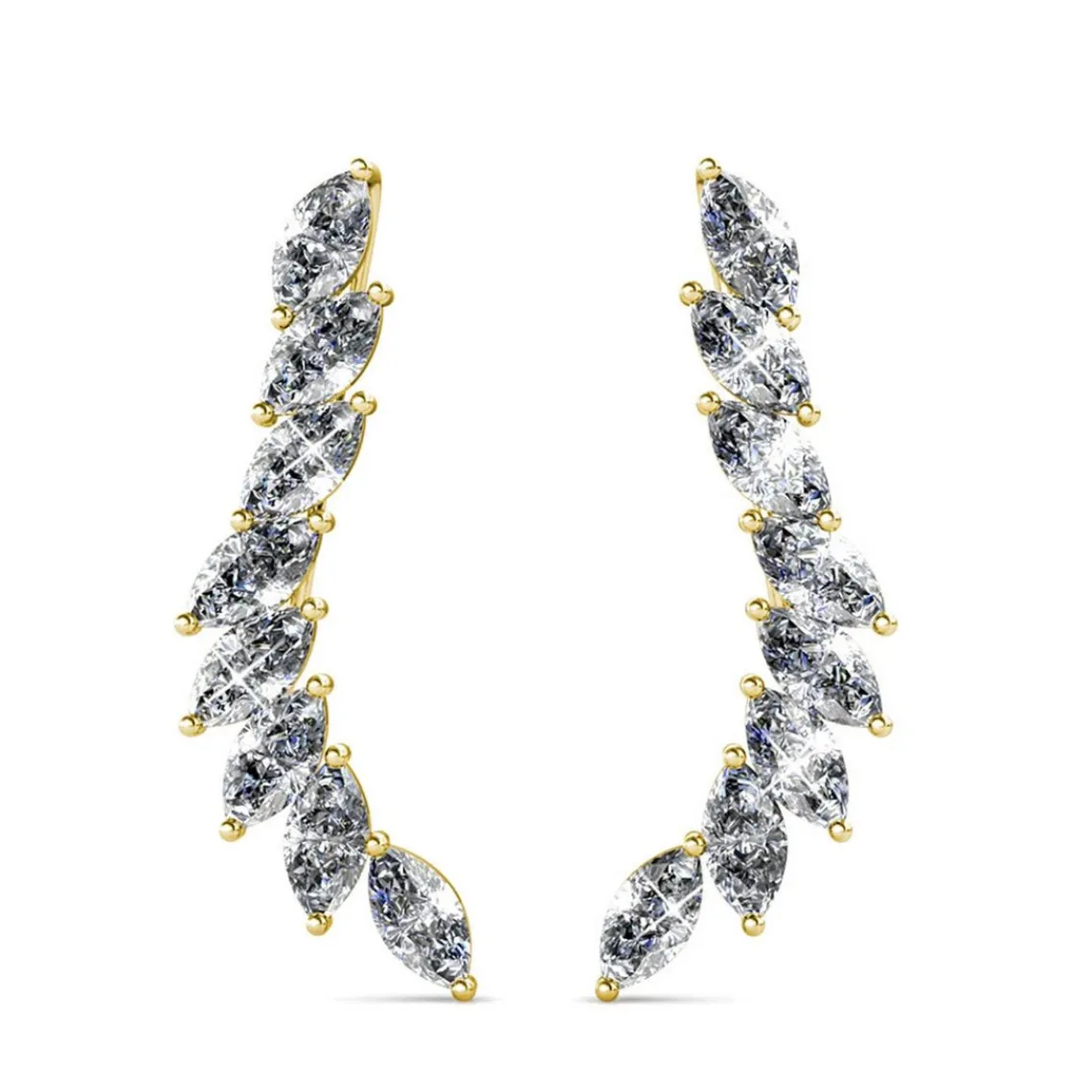MYC-Paris Boucles d’oreilles Femme - DE0340-GC Laiton Doré | Femme Boucles D'Oreilles