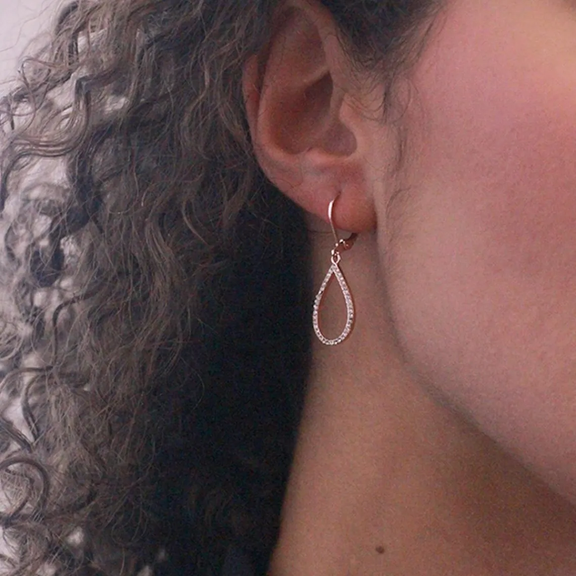 MYC-Paris Boucles d'oreilles Femme - Laiton Doré Rose | Femme Boucles D'Oreilles