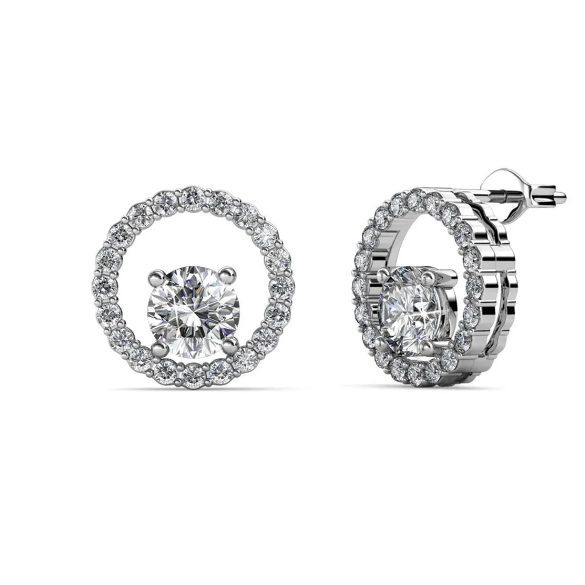 MYC-Paris Boucles d'oreilles Femme - Laiton Argent | Femme Boucles D'Oreilles