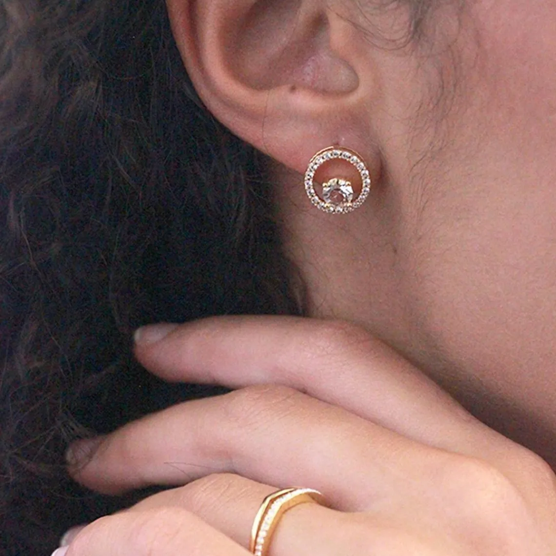 MYC-Paris Boucles d'oreilles Femme - Laiton Doré | Femme Boucles D'Oreilles