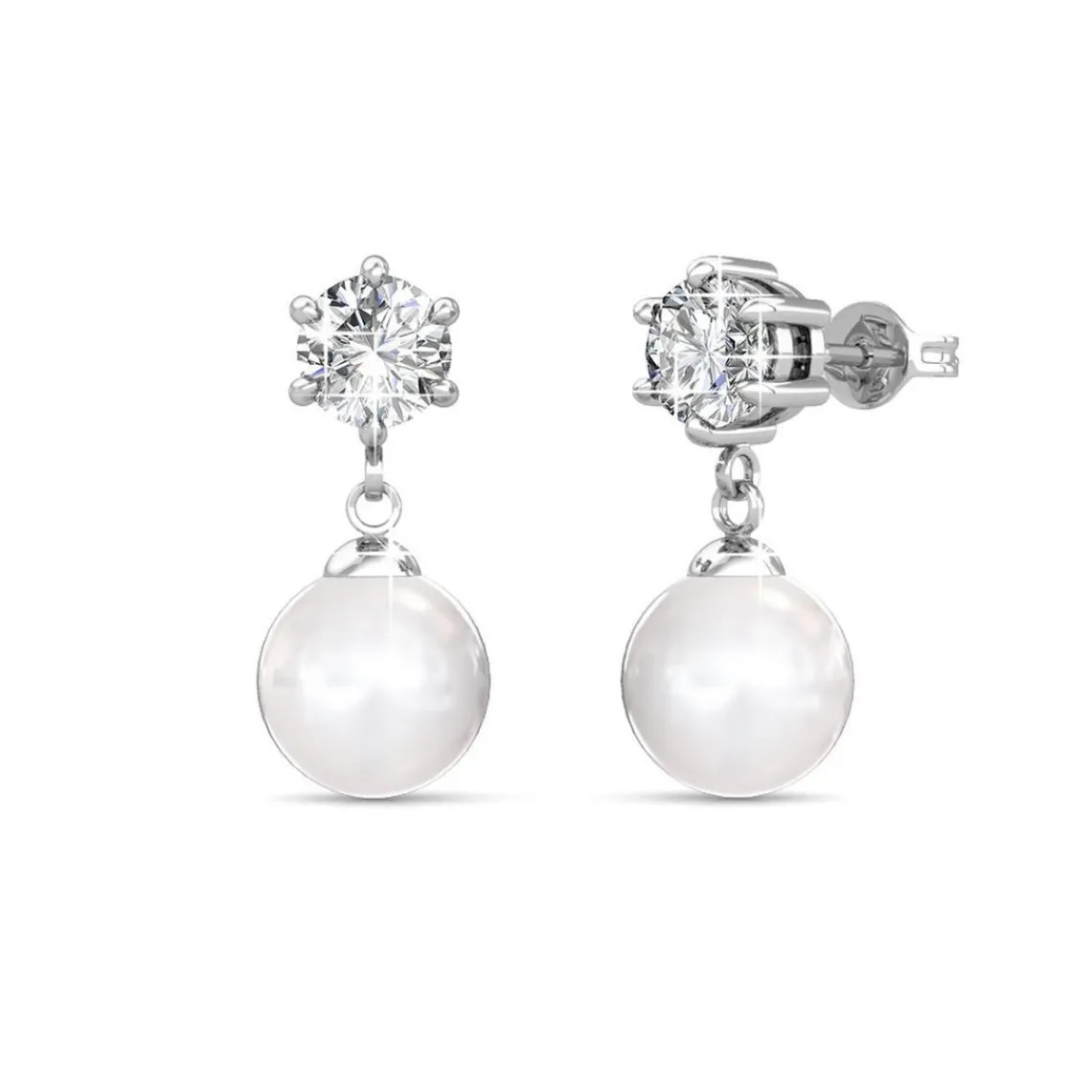 MYC-Paris Boucles d’oreilles Femme - DE0259-S Laiton Argent | Femme Boucles D'Oreilles