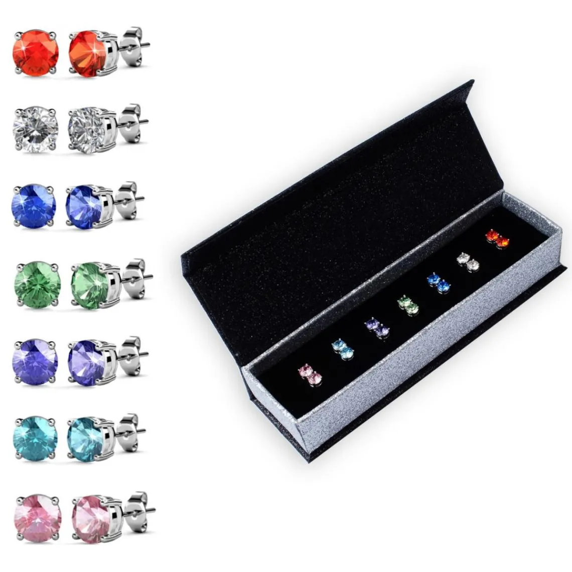 MYC-Paris Boucles d'oreilles Femme - DE0160 Laiton Multicolore | Femme Boucles D'Oreilles