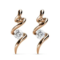 MYC-Paris Boucles d’oreilles Femme EVIDENCE - DE0033-RG Laiton Doré rose | Femme Boucles D'Oreilles