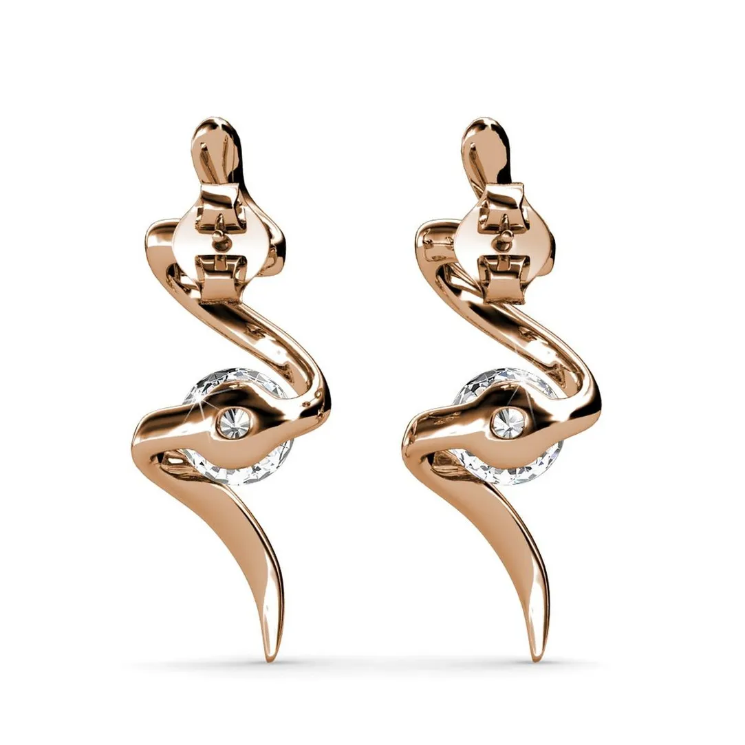MYC-Paris Boucles d’oreilles Femme EVIDENCE - DE0033-RG Laiton Doré rose | Femme Boucles D'Oreilles