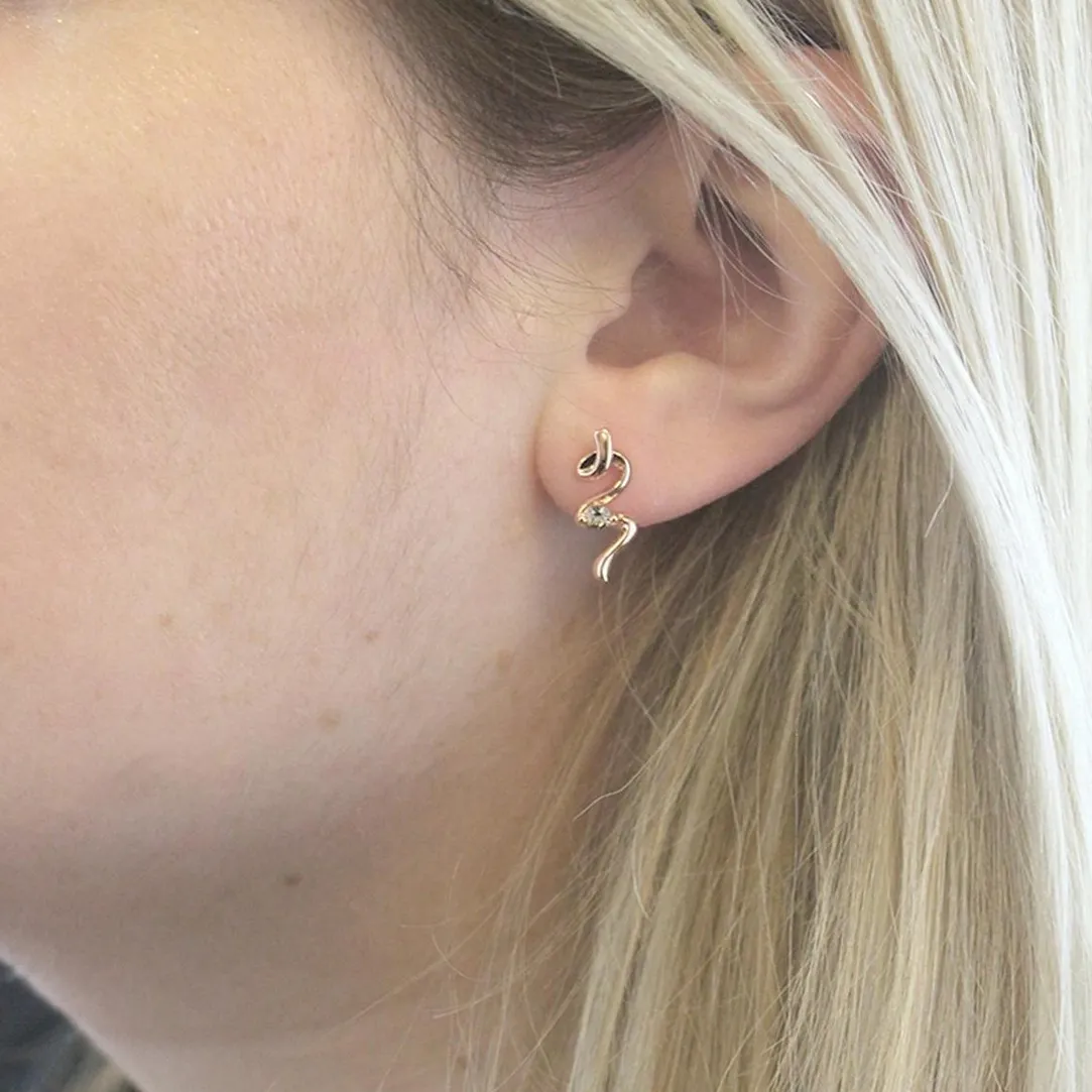 MYC-Paris Boucles d’oreilles Femme EVIDENCE - DE0033-RG Laiton Doré rose | Femme Boucles D'Oreilles