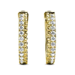 MYC-Paris Boucles d'oreilles Femme - DE0565-G Laiton Doré | Femme Boucles D'Oreilles