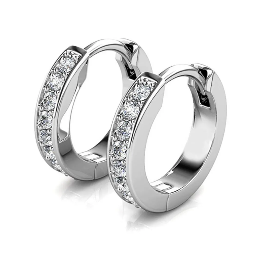 MYC-Paris Boucles d'oreilles Femme - DE0549-S Laiton Argent | Femme Boucles D'Oreilles