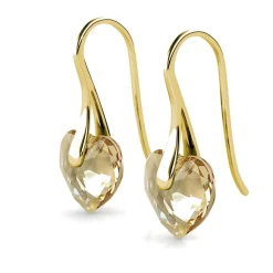 MYC-Paris Boucles d'oreilles Femme - DE0541-G-A Laiton Doré | Femme Boucles D'Oreilles
