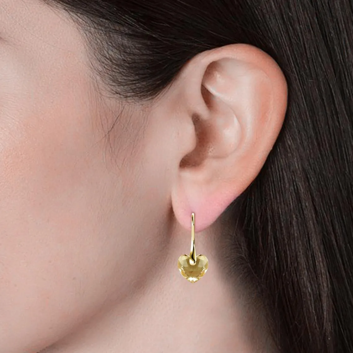 MYC-Paris Boucles d'oreilles Femme - DE0541-G-A Laiton Doré | Femme Boucles D'Oreilles