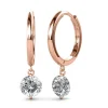 MYC-Paris Boucles d’oreilles Femme - DE0228-RG Laiton Doré rose | Femme Boucles D'Oreilles