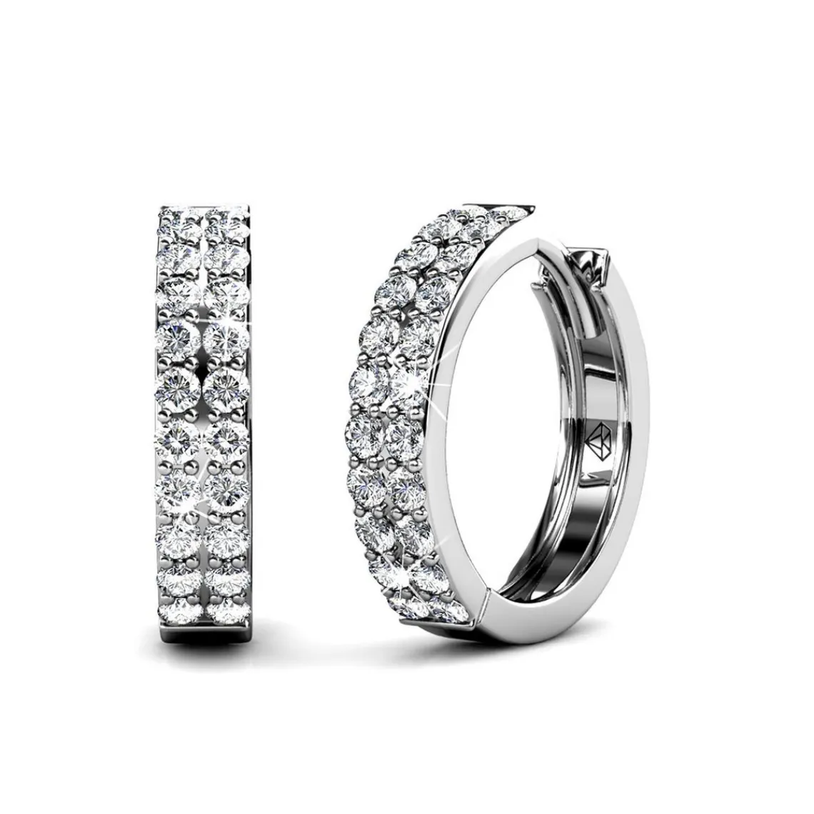 MYC-Paris Boucles d’oreilles Femme - DE0220-S Laiton Argent | Femme Boucles D'Oreilles