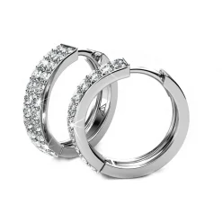 MYC-Paris Boucles d’oreilles Femme - DE0220-S Laiton Argent | Femme Boucles D'Oreilles