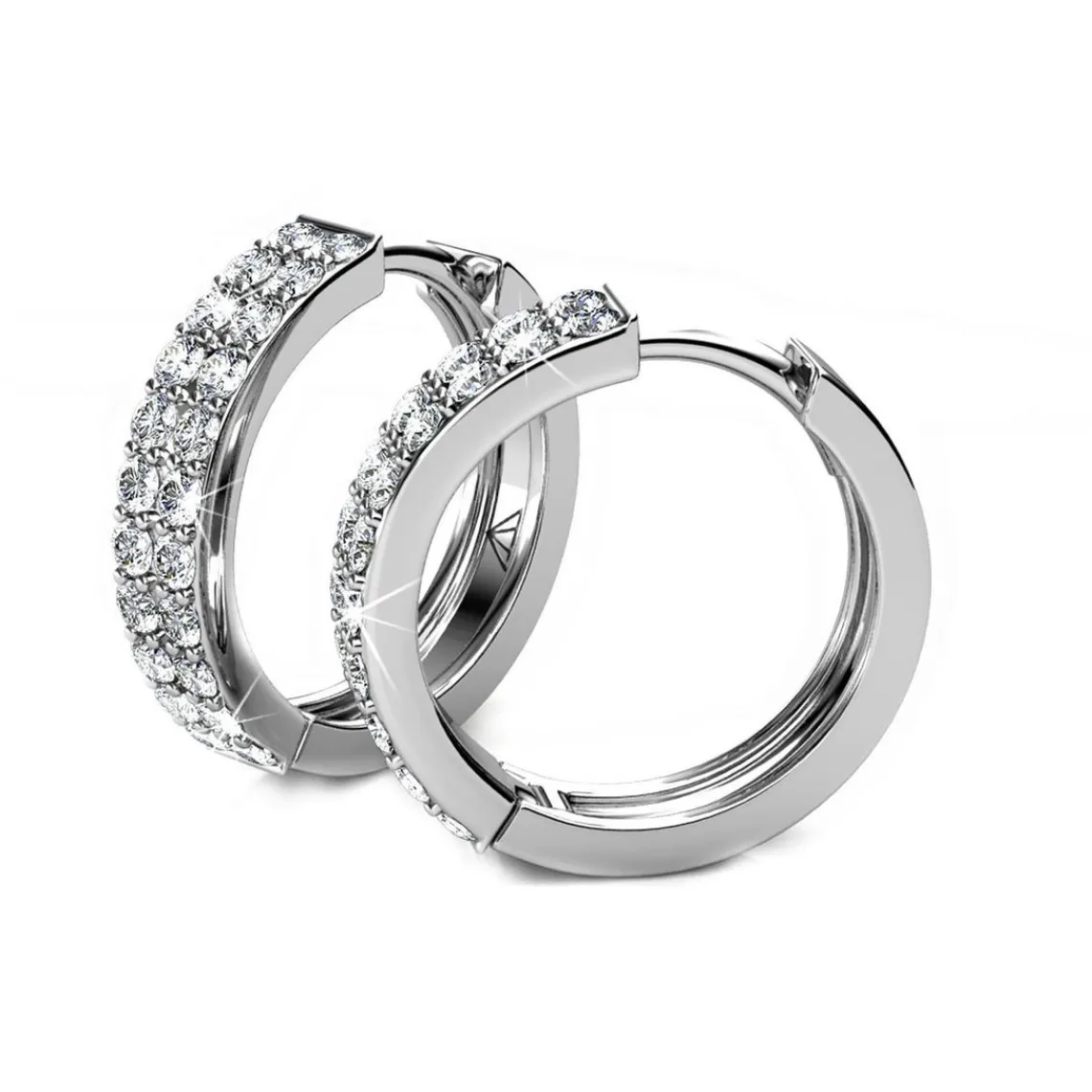 MYC-Paris Boucles d’oreilles Femme - DE0220-S Laiton Argent | Femme Boucles D'Oreilles