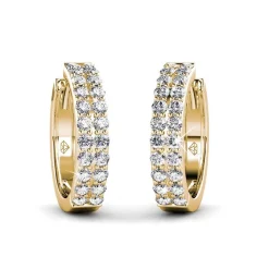 MYC-Paris Boucles d’oreilles Femme - DE0220-G Laiton Doré | Femme Boucles D'Oreilles
