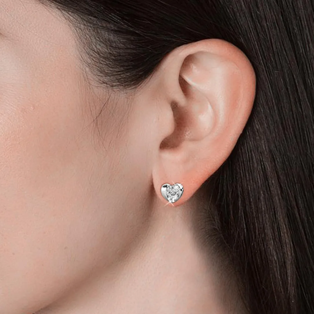 MYC-Paris Boucles d’oreilles Femme - DE0218-S Laiton Argent | Femme Boucles D'Oreilles