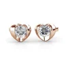 MYC-Paris Boucles d’oreilles Femme - DE0218-RG Laiton Doré rose | Femme Boucles D'Oreilles
