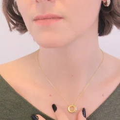 MYC-Paris Boucles d’oreilles Femme Square - DE0215-G Laiton Doré | Femme Boucles D'Oreilles