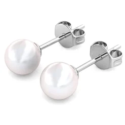 MYC-Paris Boucles d'oreilles Femme - DE0206-S Laiton Argent | Femme Boucles D'Oreilles