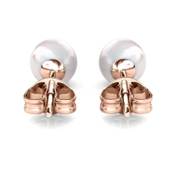 MYC-Paris Boucles d'oreilles Femme - DE0206-RG Laiton Doré rose | Femme Boucles D'Oreilles