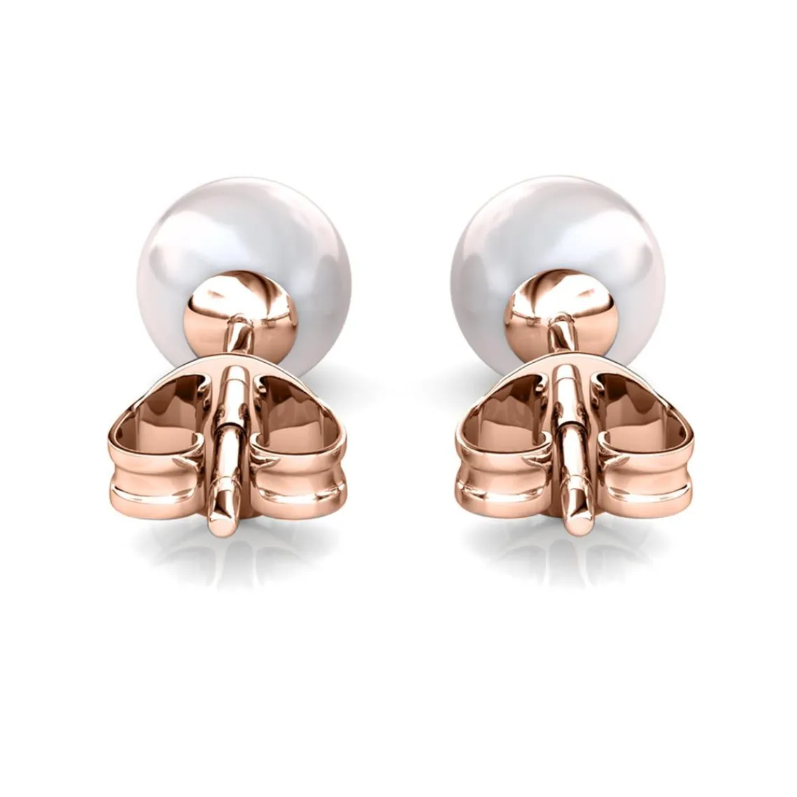 MYC-Paris Boucles d'oreilles Femme - DE0206-RG Laiton Doré rose | Femme Boucles D'Oreilles