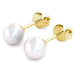 MYC-Paris Boucles d'oreilles Femme - DE0206-G Laiton Doré | Femme Boucles D'Oreilles