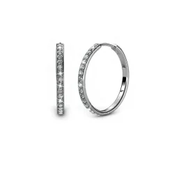 MYC-Paris Boucles d’oreilles Femme - DE0168-S Laiton Argent | Femme Boucles D'Oreilles