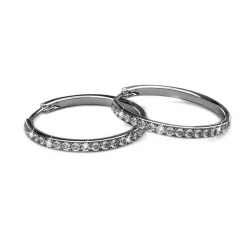 MYC-Paris Boucles d’oreilles Femme - DE0168-S Laiton Argent | Femme Boucles D'Oreilles